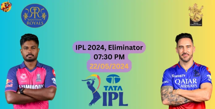 RR vs RCB Dream11 Prediction Eliminator, IPL 2024 Match 72