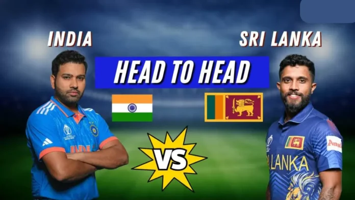 India vs Sri Lanka Head to Head Records in ODI