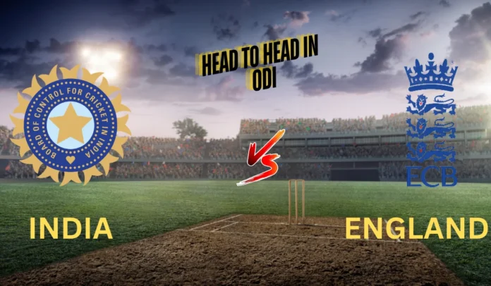 India vs England Head to Head in ODI