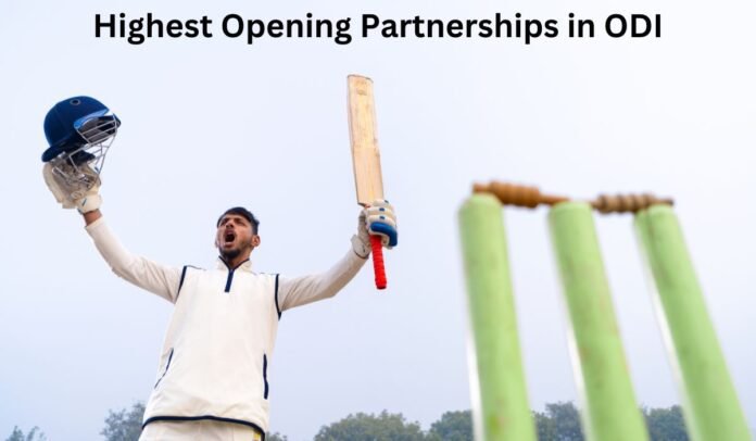 Highest Opening Partnerships in ODI