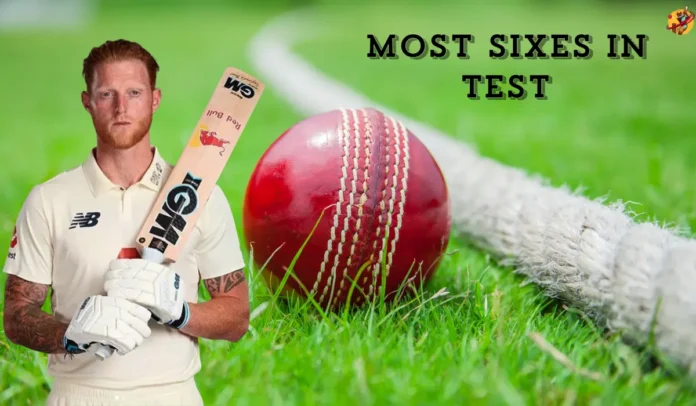 Most Sixes in Test