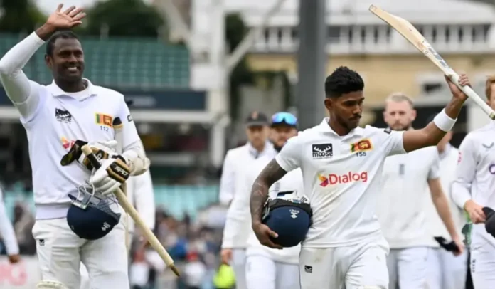 Pathum Nisanka and Angelo Mathews Script a Historic Test win in England for Sri Lanka