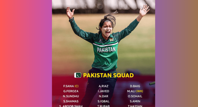 ICC Women’s T20 World Cup 2024: Fatima Sana will lead Pakistan’s 15-member squad in UAE