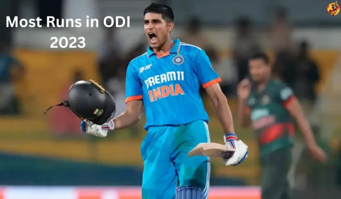 Most Runs in ODI 2023