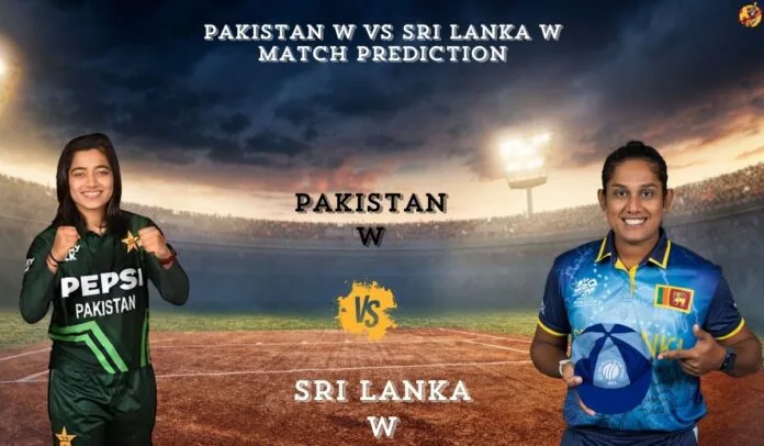 Pakistan W vs sri lanka W Match Prediction