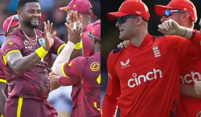 WI vs ENG 2nd T20I Match Result