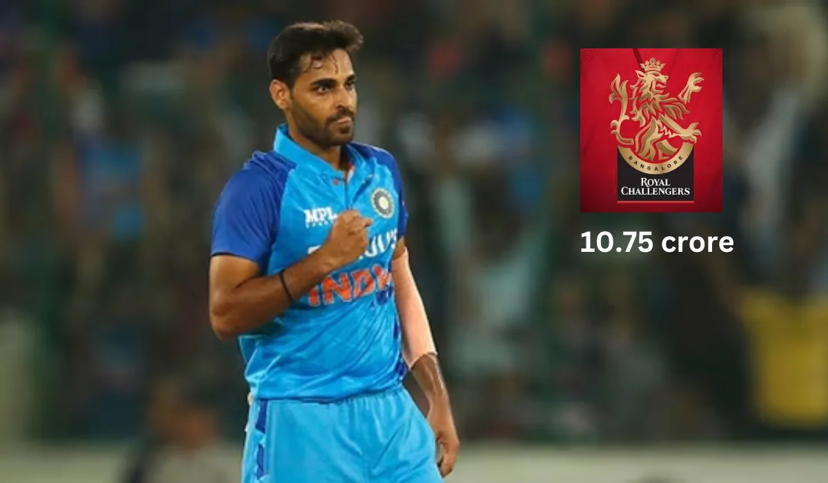 IPL Auction 2025 Bhuvneshwar Kumar Goes to RCB for 10.75 Crore as the