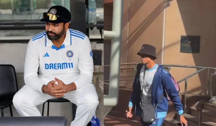 Rohit Sharma Left Yashasvi Jaiswal at the Hotel in Adelaide