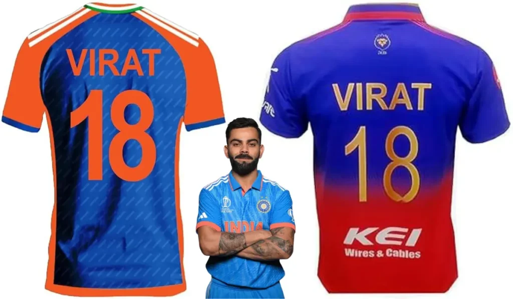 Virat Kohli Jersey Number 