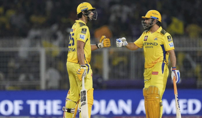 KKR vs CSK Match Scorecard