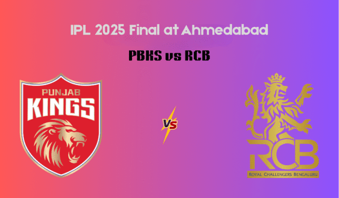 RCB vs PBKS IPL 2025 Final