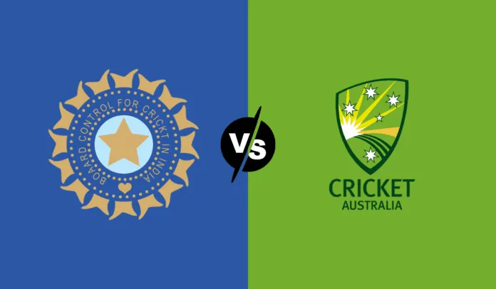 Australia vs India Match Scorecard