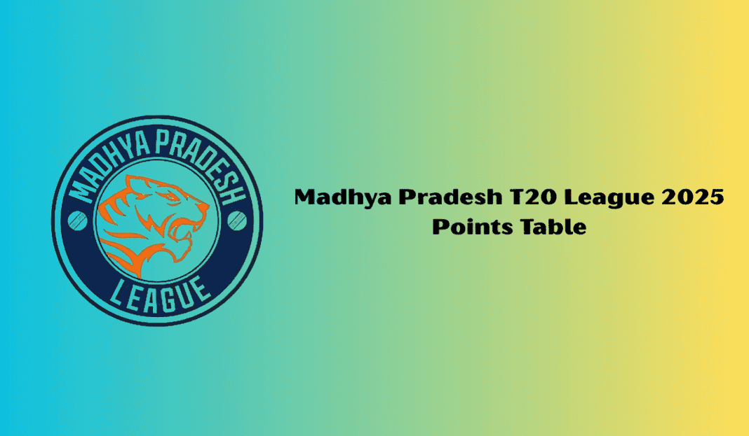 Madhya Pradesh T20 League 2025 Points Table