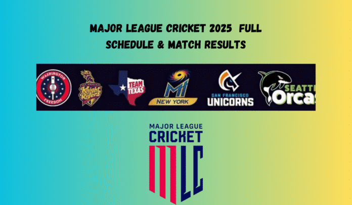 Major League Cricket 2025