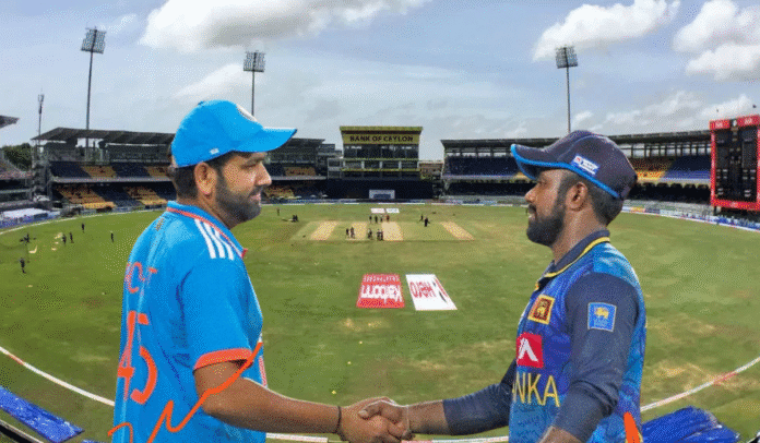 India vs Sri Lanka cricket team match scorecard