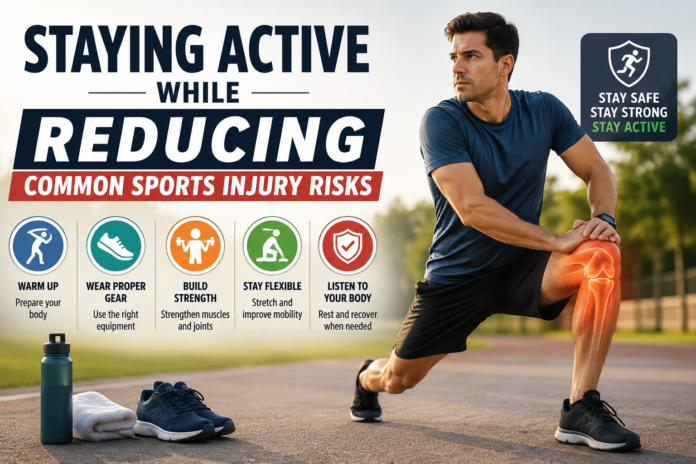 Staying Active While Reducing Common Sports Injury Risks